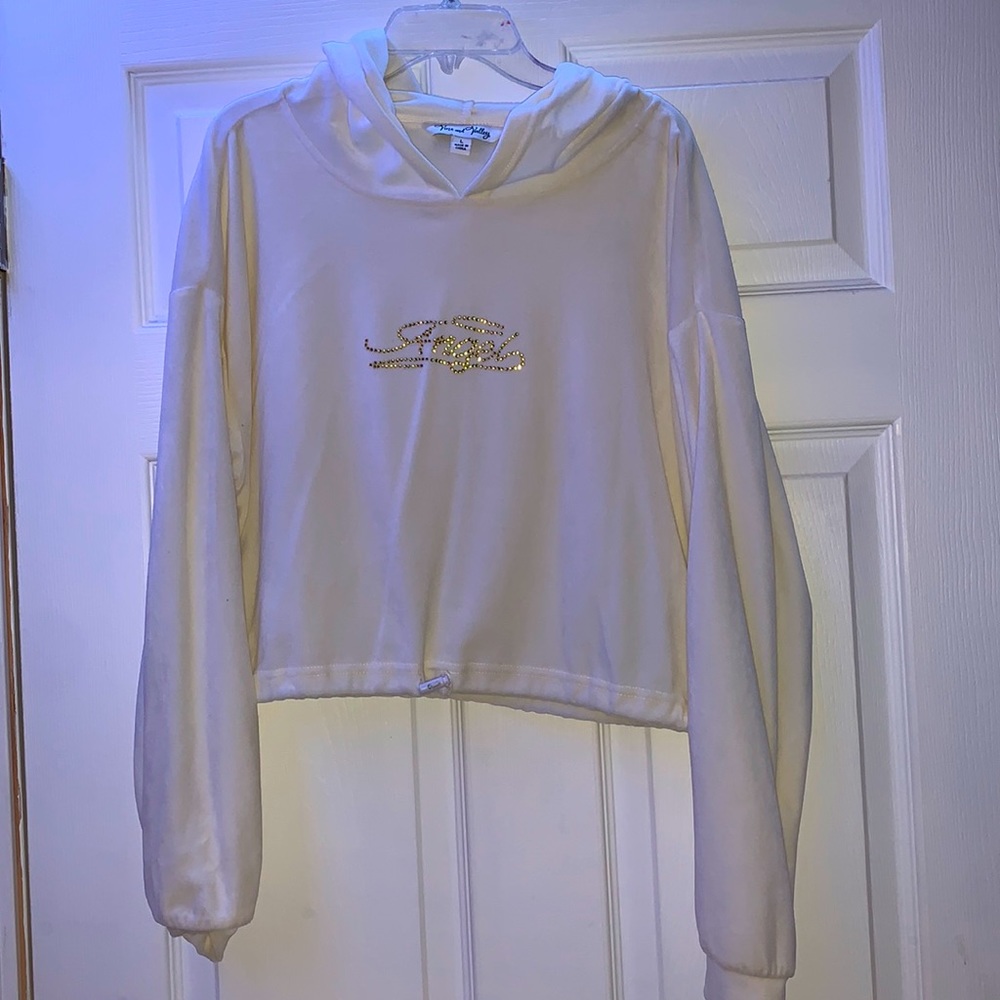 Cute crop top sweatshirt